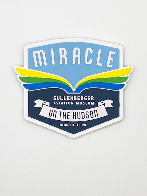 Miracle on the Hudson SAM Rubber Magnet - Blue