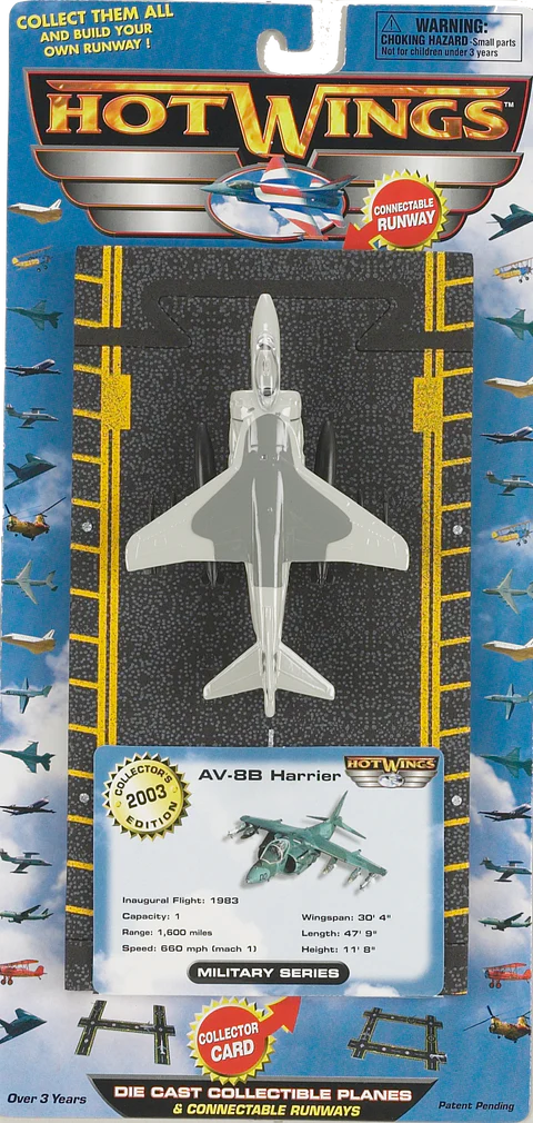 AV-8B Harrier Grey Hot Wing