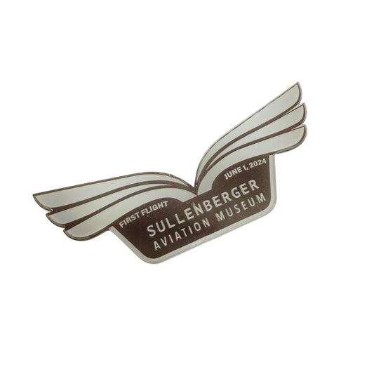 SAM Acrylic Wings Pin