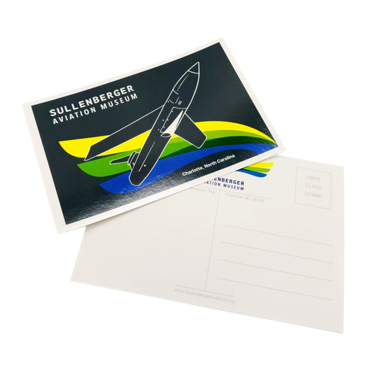 Teal Missile SAM Postcard