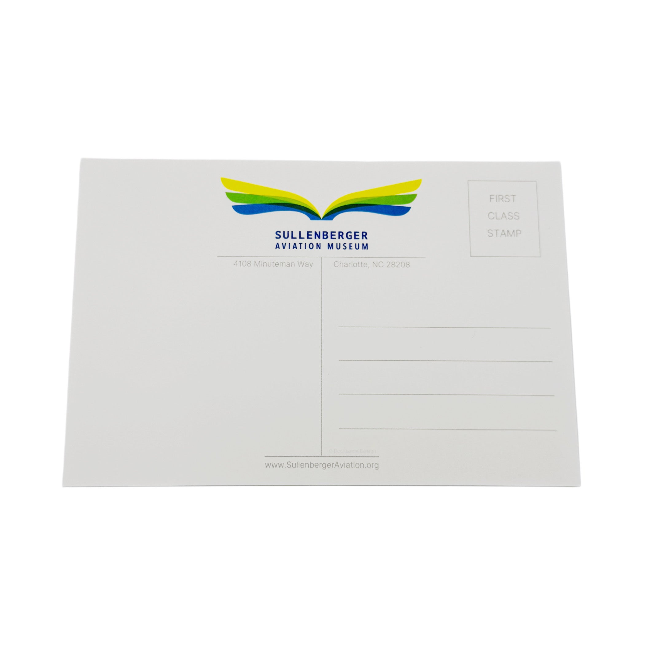 Yellow Heli SAM Postcard