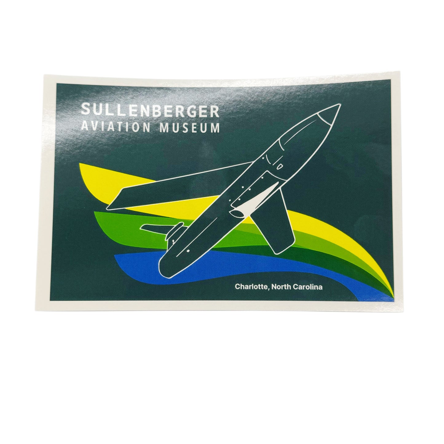 Teal Missile SAM Postcard