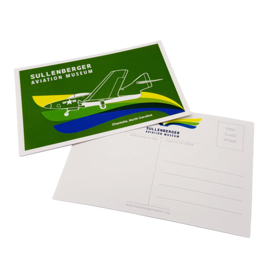 Apple Green F9F SAM Postcard