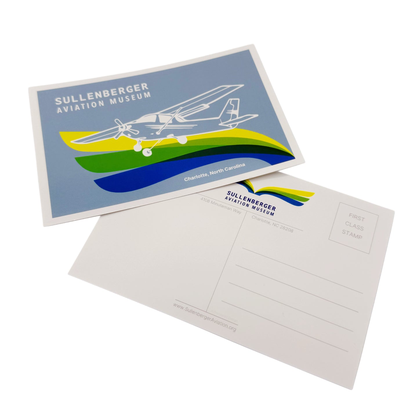 Blue Cessna SAM Postcard