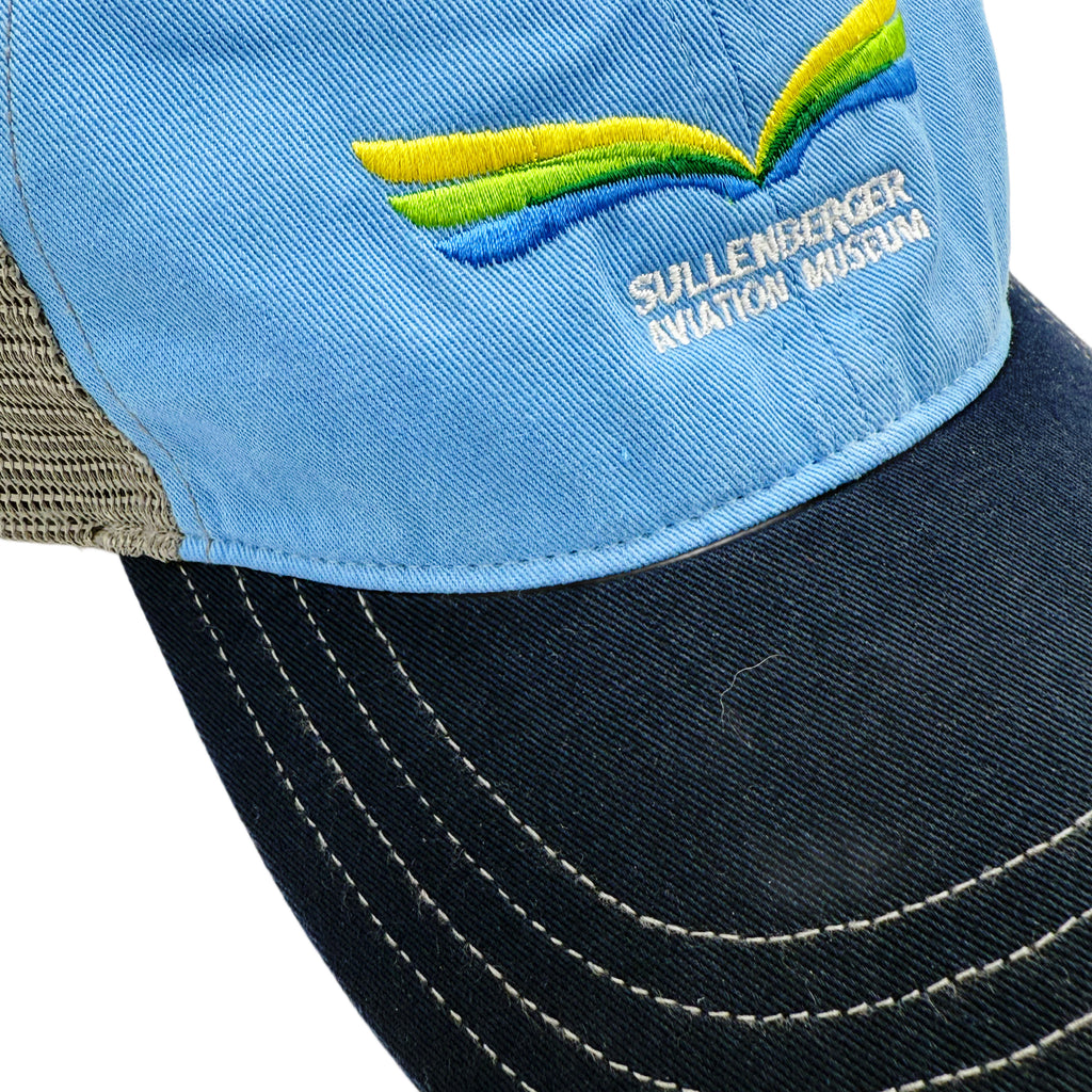 Logo Worn Seam Trucker Hat