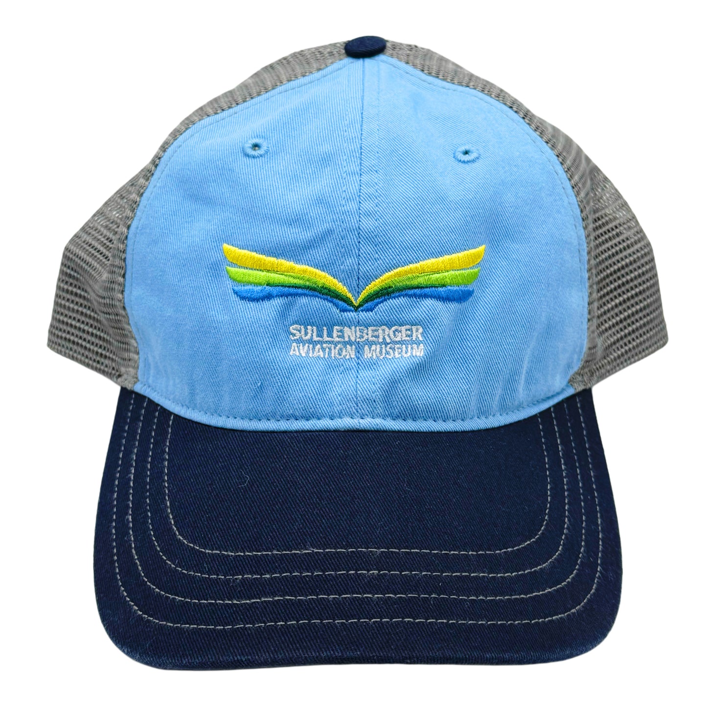 Logo Worn Seam Trucker Hat