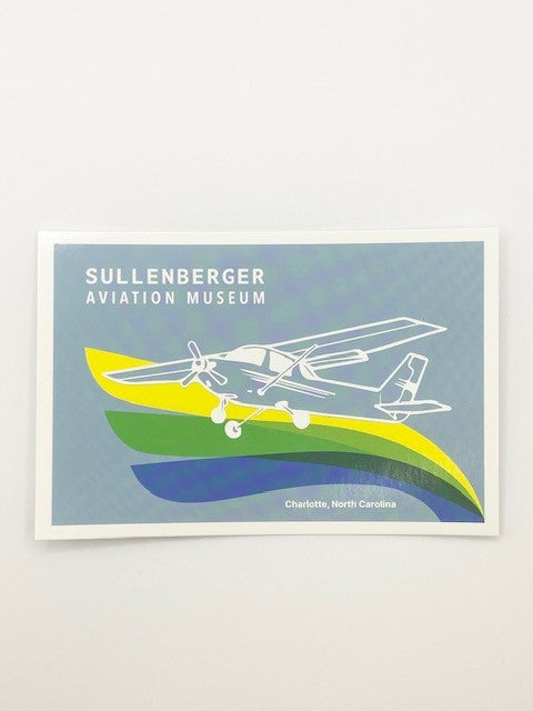 Blue Cessna SAM Postcard