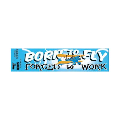 Born to Fly Bumper Sticker