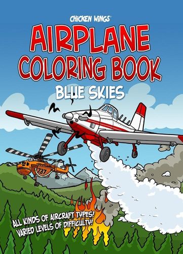 Airplane Coloring Book