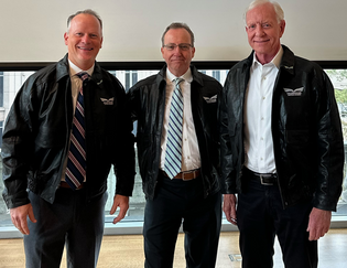 Leather Bomber SAM Jacket