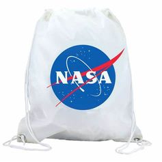 NASA Logo Drawstring Backpack