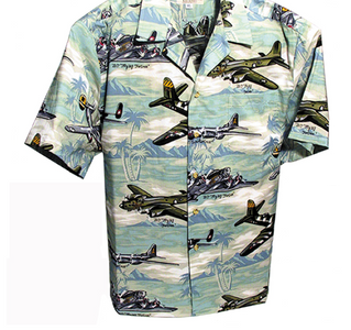 Sea Foam Green Hawaiian Shirt