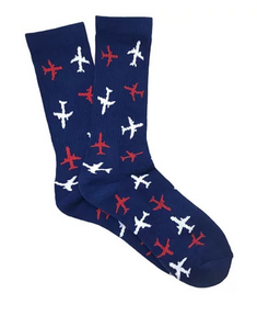 Airplane RWB Sock
