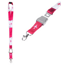 Pink/white Lanyard