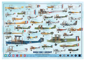 WW1 aircraft Poster
