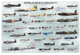 WWII Aircraft Poster
