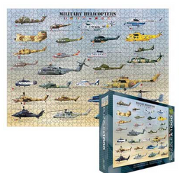 Military Helicopters Puzzle 1000pc