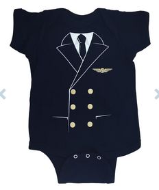 Baby Pilot Uniform Onesie