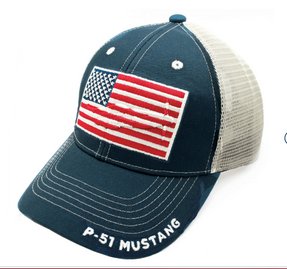P-51 Flag Embroidered Hat