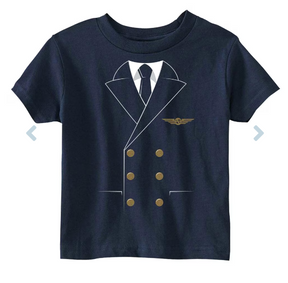 Toddler Pilot Uniform Tee Shirt