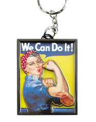 2D Rosie Epoxy Keychain