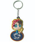 Young Rosie Rubber Keychain