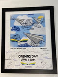 Framed Opening Day Poster