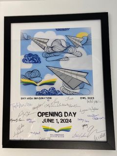 Framed Opening Day Poster