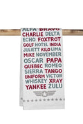 Aviation Alphabet Towel