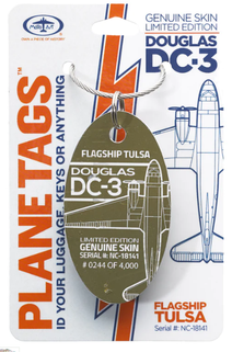 DC-3 Flagship PlaneTag