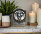 Metal Altimeter Desk Clock 7"