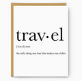 Travel Definition Card