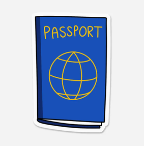 Passport 3x3 Sticker