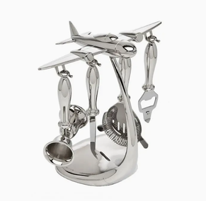 5 Piece Airplane Bar Tool Set