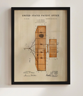 Wright Brothers Plane Patent Poster