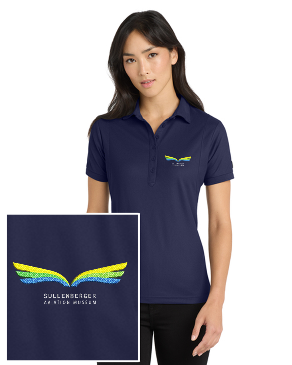Ladies Logo Polo