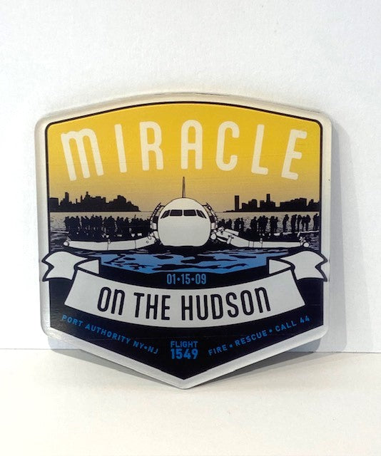 Miracle on the Hudson SAM Magnet Acrylic Yellow