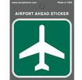 "Airport Ahead" Sticker