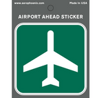 "Airport Ahead" Sticker