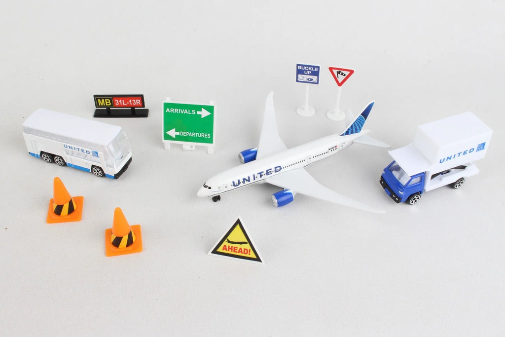 United Airlines Playset